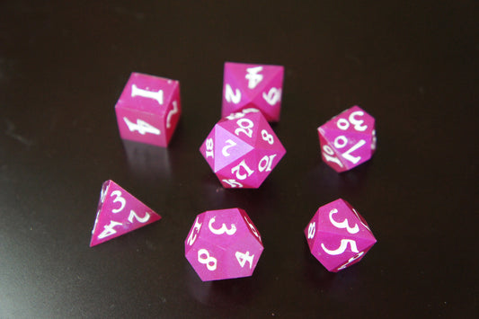 Hot Pink - Poyhederal Dice Set