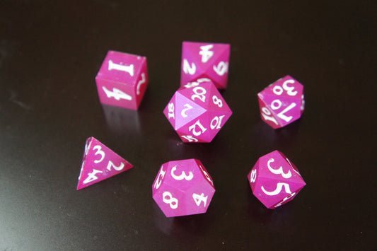 Hot Pink - Poyhederal Dice Set