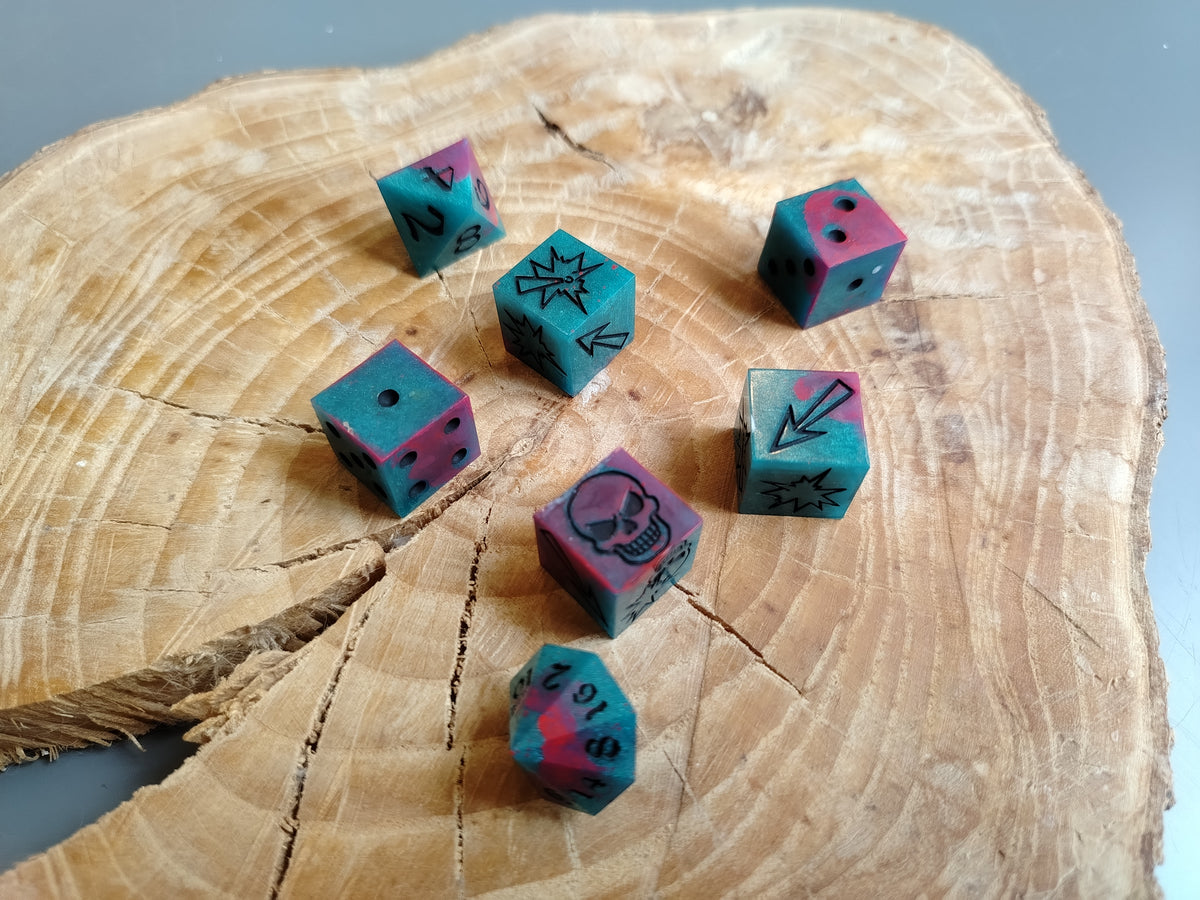 Arcane Revelry Blood Bowl Dice Set