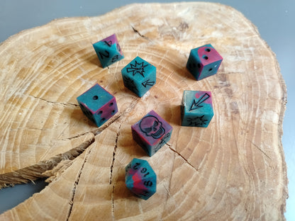 Arcane Revelry Blood Bowl Dice Set