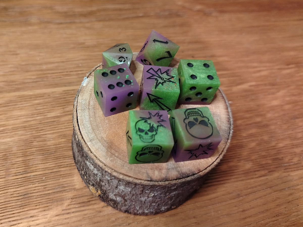 Arcane Revelry Blood Bowl Dice Set
