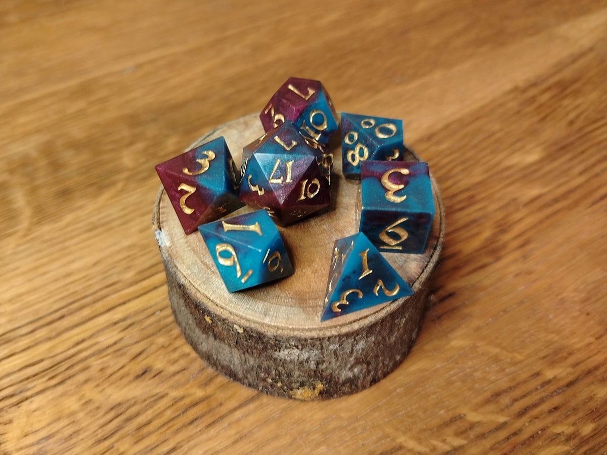 Arcane Revelry DnD Polyhedral Dice Set