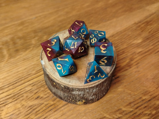 Arcane Revelry DnD Polyhedral Dice Set