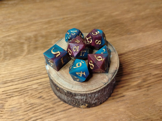 Arcane Revelry DnD Polyhedral Dice Set