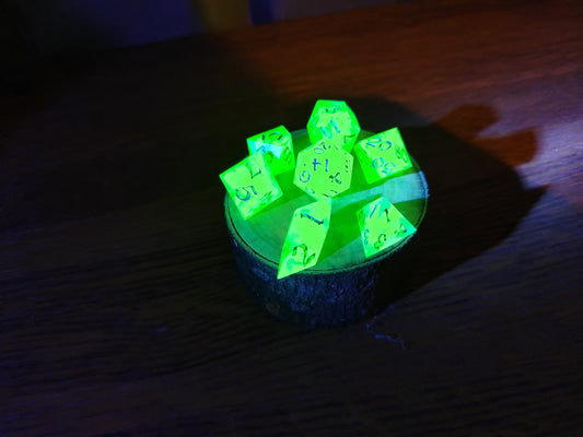 Uranium - Polyhedral Dice Set